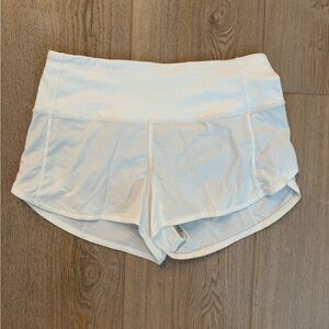 White Lululemon Shorts - Size 6
